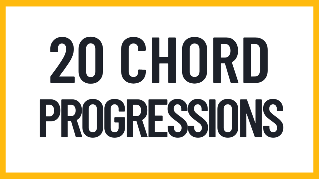 Top 20 Popular Chord Progressions Full Video 2024