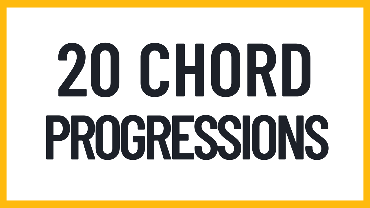 Top 20 Popular Chord Progressions Full Video
