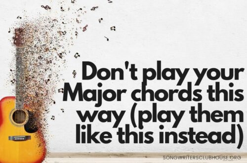 don't play your major chords this way (play them like this instead)