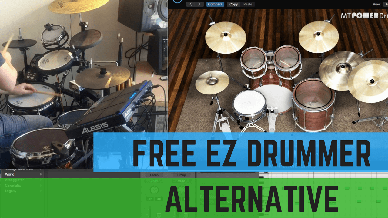 EZDrummer Free Alternative – MT Power Drumkit 2 Audio Units – VST Plugin