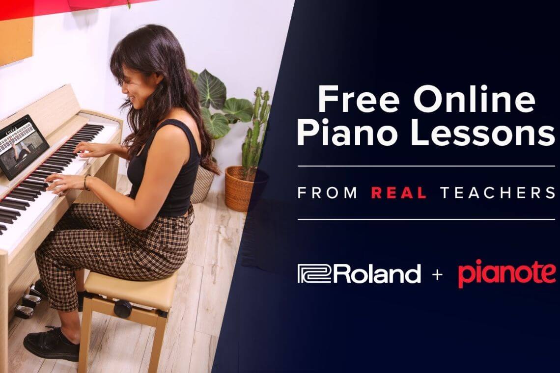 free piano lessons online pianote roland